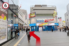 電車でのルート