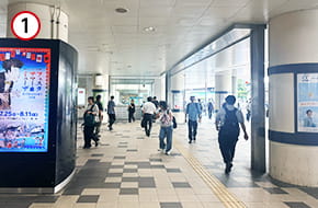電車でのルート