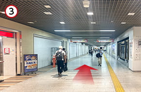 電車でのルート